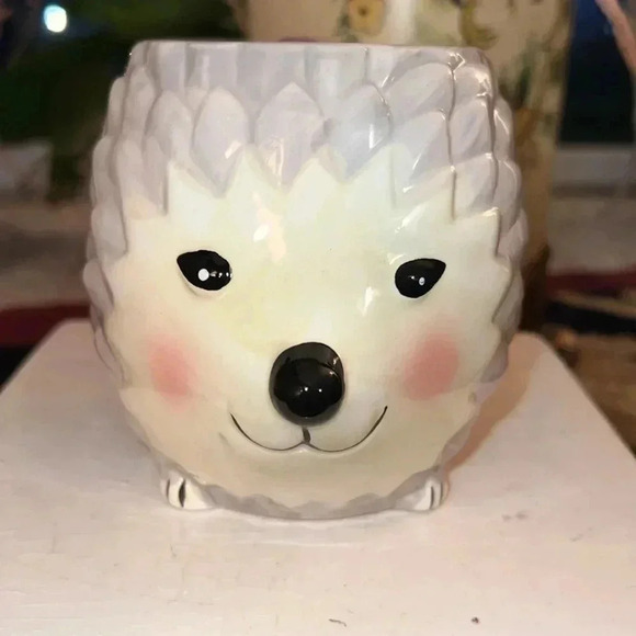 Happy Little Hedge Hog Coffee Tea Soup Hot Chocolate Mug Cup 17.24 ounces - Picture 5 of 12